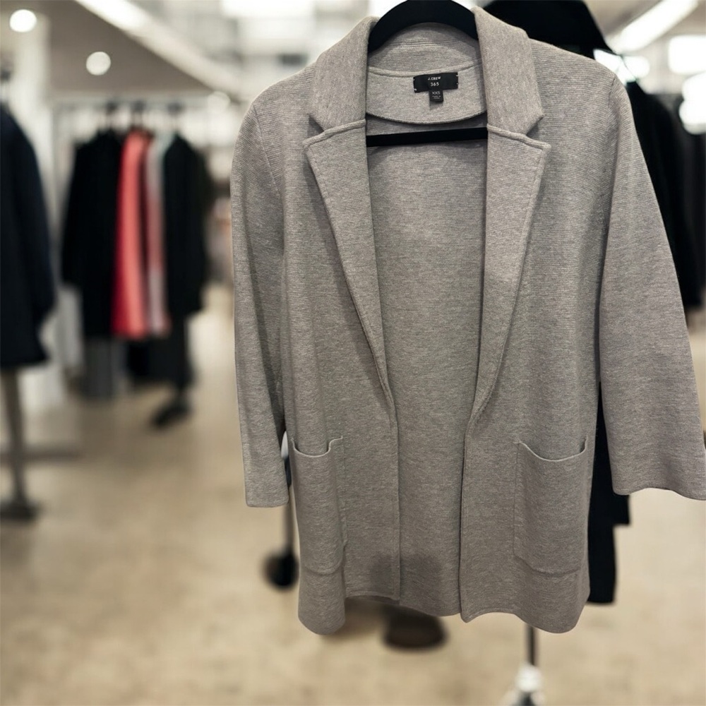 JCREW Sofie Gray Women's Blazer xxs